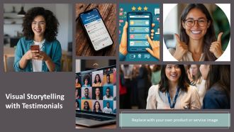 Modern Customer Testimonials Strategies PPT Demonstration AT Designed Template