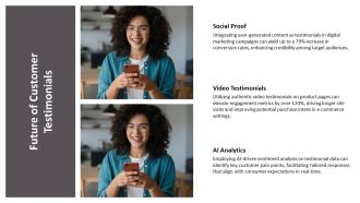 Modern Customer Testimonials Strategies PPT Demonstration AT Idea Slides