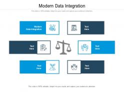 Modern data integration ppt powerpoint presentation summary vector cpb