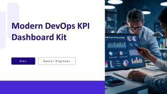 Modern Devops KPI Dashboard Kit PPT Outline AT