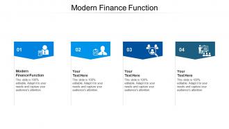 Modern finance function ppt powerpoint presentation show cpb