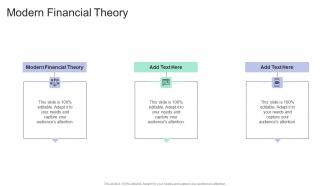 Modern Financial Theory In Powerpoint And Google Slides Cpb