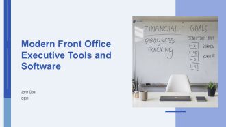 Modern Front Office Executive Tools And Software PPT Demonstration AT