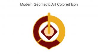 Modern Geometric Art Colored Icon In Powerpoint Pptx Png And Editable Eps Format
