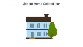 Modern Home Colored Icon In Powerpoint Pptx Png And Editable Eps Format