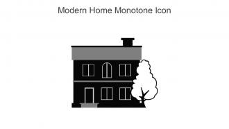 Modern Home Monotone Icon In Powerpoint Pptx Png And Editable Eps Format