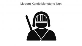 Modern Kendo Monotone Icon In Powerpoint Pptx Png And Editable Eps Format