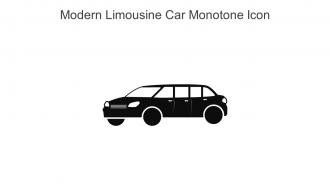 Modern Limousine Car Monotone Icon In Powerpoint Pptx Png And Editable Eps Format