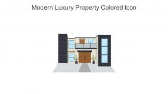 Modern Luxury Property Colored Icon In Powerpoint Pptx Png And Editable Eps Format