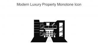 Modern Luxury Property Monotone Icon In Powerpoint Pptx Png And Editable Eps Format