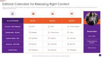 Modern Marketers Playbook Editorial Calendars For Releasing Right Content