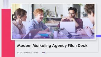 Modern marketing agency pitch deck ppt template
