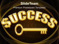 Modern marketing concepts powerpoint templates success key business image ppt slide