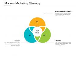 Modern marketing strategy ppt powerpoint presentation icon display cpb