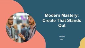 Modern Mastery Create That Stands Out PPT Template AT