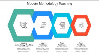 Modern methodology teaching ppt powerpoint presentation professional show cpb