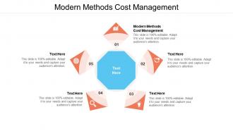 Modern methods cost management ppt powerpoint presentation portfolio grid cpb