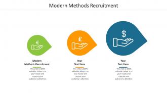 Modern methods recruitment ppt powerpoint presentation model graphics cpb