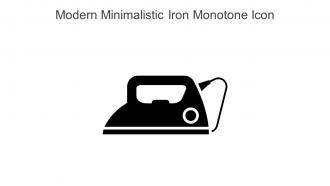 Modern Minimalistic Iron Monotone Icon In Powerpoint Pptx Png And Editable Eps Format