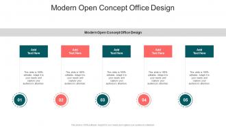 Modern Open Concept Office Design In Powerpoint And Google Slides Cpb