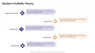 Modern Portfolio Theory In Powerpoint And Google Slides Cpb