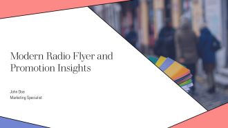 Modern Radio Flyer And Promotion Insights PPT Information AT