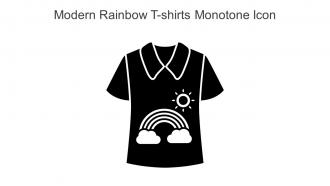 Modern Rainbow T Shirts Monotone Icon In Powerpoint Pptx Png And Editable Eps Format
