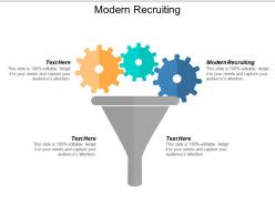 Modern recruiting ppt powerpoint presentation inspiration model cpb