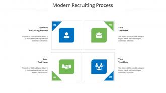 Modern recruiting process ppt powerpoint presentation show guidelines cpb