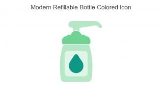 Modern Refillable Bottle Colored Icon In Powerpoint Pptx Png And Editable Eps Format