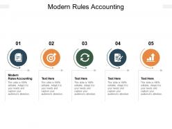 Modern rules accounting ppt powerpoint presentation professional grid cpb