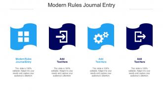 Modern Rules Journal Entry Ppt Powerpoint Presentation Slides Shapes Cpb
