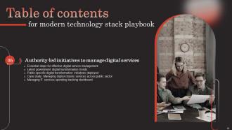 Modern Technology Stack Playbook Powerpoint Presentation Slides Visual Downloadable