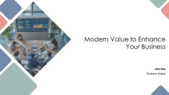 Modern Value To Enhance Your Business PPT Sample AT