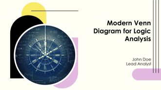 Modern Venn Diagram For Logic Analysis PPT Demonstration AT