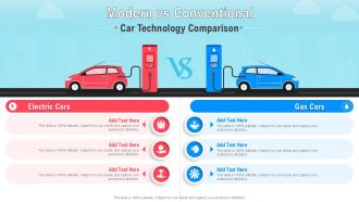Modern Vs Conventional Car Technology Comparison Infographic Powerpoint Template Modern Vs Conventional Car Technology Comparison Infographic Powerpoint Template
