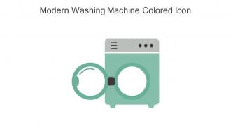 Modern Washing Machine Colored Icon In Powerpoint Pptx Png And Editable Eps Format