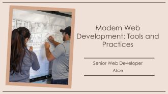 Modern Web Development Tools And Practices PPT Outline AT