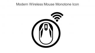 Modern Wireless Mouse Monotone Icon In Powerpoint Pptx Png And Editable Eps Format