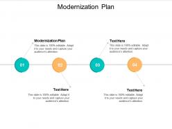 Modernization plan ppt powerpoint presentation diagram graph charts cpb