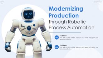 Modernizing Production Through Robotic Process Automation Ppt Layout Grid