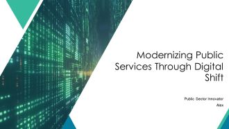 Modernizing Public Services Through Digital Shift PPT Slides AT