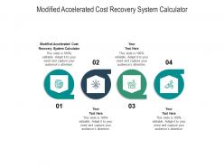 Modified accelerated cost recovery system calculator ppt powerpoint presentation layouts graphic images cpb