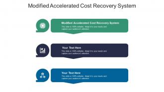 Modified accelerated cost recovery system ppt powerpoint presentation model cpb