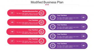 Modified Business Plan Ppt Powerpoint Presentation Styles Guidelines Cpb