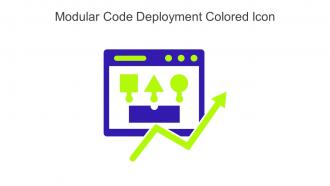 Modular Code Deployment Colored Icon In Powerpoint Pptx Png And Editable Eps Format