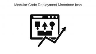 Modular Code Deployment Monotone Icon In Powerpoint Pptx Png And Editable Eps Format