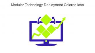 Modular Technology Deployment Colored Icon In Powerpoint Pptx Png And Editable Eps Format