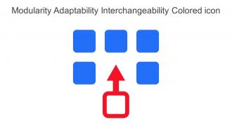 Modularity Adaptability Interchangeability Colored Icon In Powerpoint Pptx Png And Editable Eps Format
