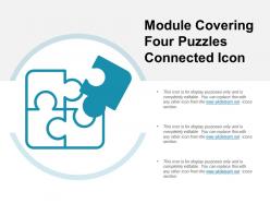 Module covering four puzzles connected icon